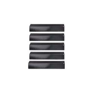 Grill Heat Shield Porcelain Steel Set of 5 Replacement Parts for Brinkmann Models