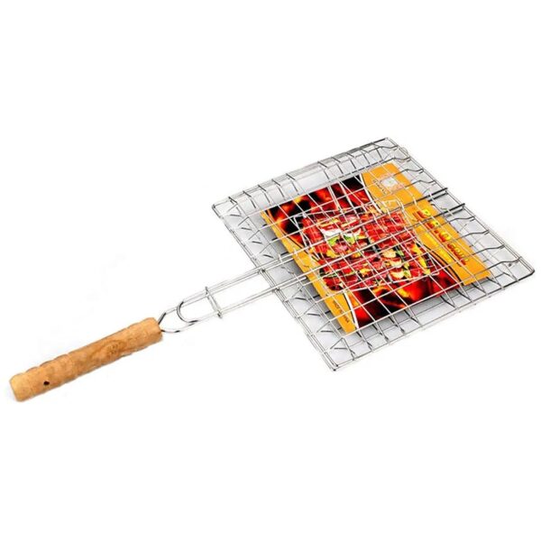 Grill Tool Accessories Grill Basket for Meat Seafood Vegetable Fish