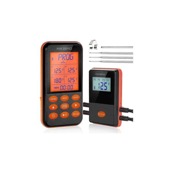 Grilling Made Easy with This Wireless Meat Thermometer's 1500FT Range and 4 Probes