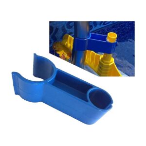 Ground Pool Leaf Skimming Solution for 9" Steel Ladder Handrails and Leaf Rake Nets