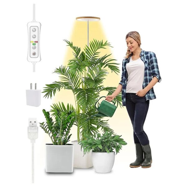 Grow Light for Indoor Plants Optimizes Photosynthesis with Full Spectrum LED Technology