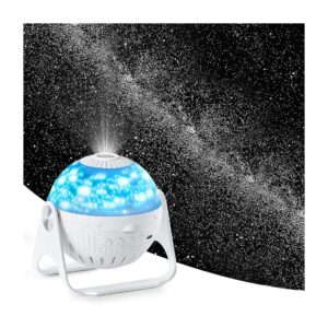 HD Galaxy Projector 3D Constellations 360deg Adjustable with Planet and Moon