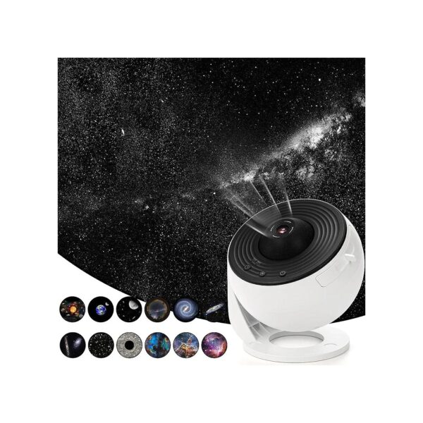 HD Star Projector with Replaceable 13 Galaxy Discs for Kids and Adults Bedroom Decor