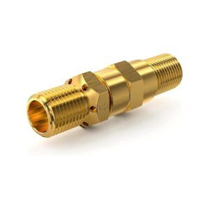 Half Inch Solid Brass Air Mixer Valve for Propane Gas Fire Pits and Fireplaces