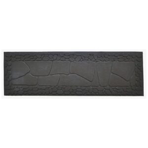 Hand Washable Step Mat Made of Vulcanized Rubber and Recycled Rubber