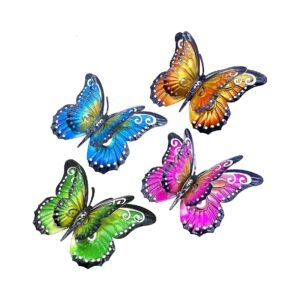 Handcrafted Iron Metal Butterfly Decorations for Outdoor Home Decor and Gift Giving