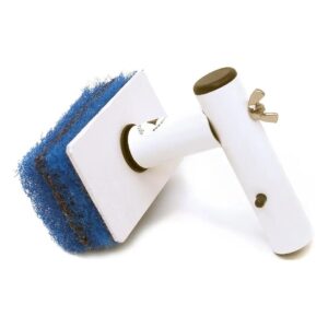 Handcrafted Pool Tile Scrubber with Quick Connect for Efficient Scale and Stain Removal