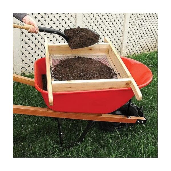 Handcrafted Soil Sifter for Efficient Composting