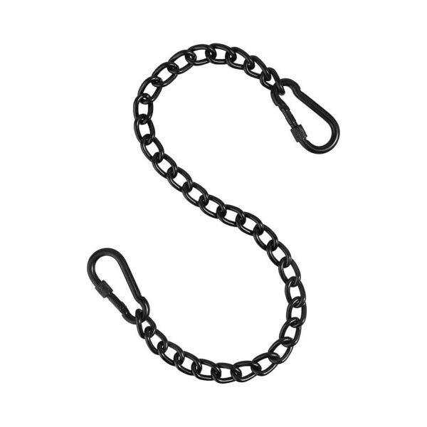 Hanging Chain Kit with 440LB Load Capacity and Two Carabiners for Indoor and Outdoor Use