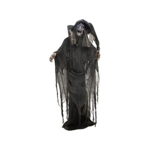 Haunted Hill Farm Life-Size Animatronic Witch Creates Immersive Halloween Experience