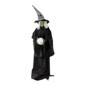 Haunted Hill Farm Witch with Touch Activated Witch Animatronic