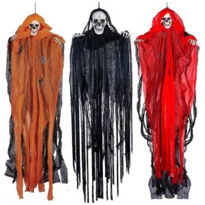 Haunted House Halloween Decoration Hanging Grim Reapers 3 Pack