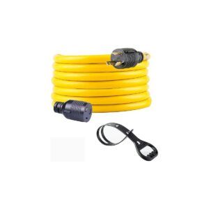 Heavy Duty 15FT 3 Prong Generator Extension Cord with Locking Design