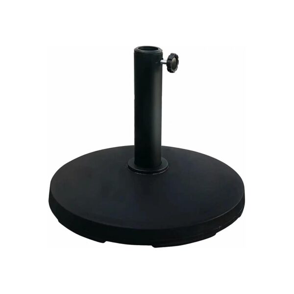 Heavy Duty 30 Pound Patio Umbrella Base with Anti-Rust Primer and Adjustable Fit