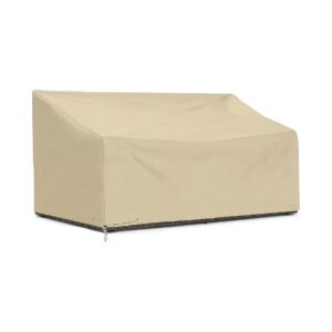 Heavy Duty Beige Patio Furniture Cover for Outdoor Sofas up to 78L x 31W