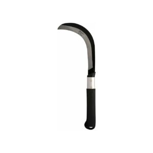 Heavy Duty Brush Clearing Sickle with Carbon Steel Blade and Aluminum Handle