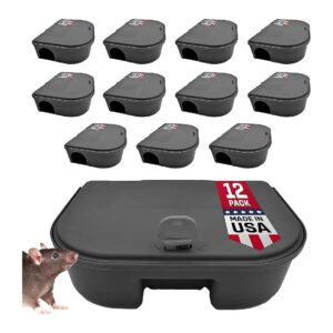 Heavy Duty, Discreet Bait Station for Homes, Offices, and Gardens