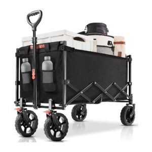 Heavy Duty Foldable Wagon for Camping and Sports with Ultra-Compact Design