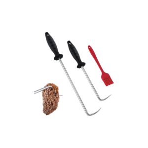 Heavy Duty Food Flipper with Sharp Tail Tip for Grilling and Lifting