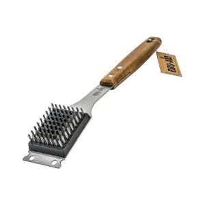 Heavy Duty Grill Brush and Scraper for Outdoor Barbecue with Stainless Steel Bristles