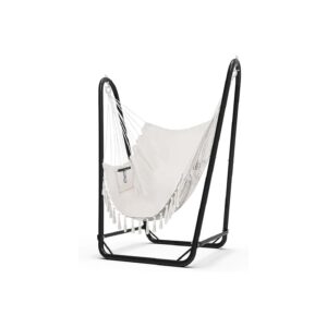 Heavy Duty Hammock Chair with Stand for Indoor Outdoor Use, Supports Up to 350 Pounds