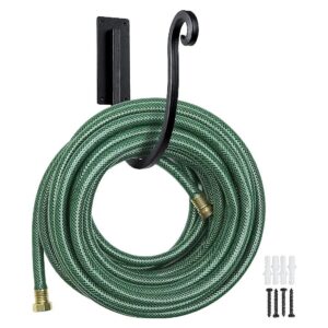 Heavy Duty Metal Garden Hose Hanger for Outside Hose Storage