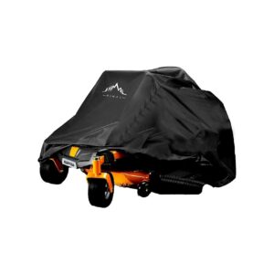 Heavy Duty Mower Cover with Drawstring Closure, Waterproof Nylon Fabric, and Storage Bag