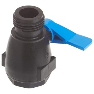 Heavy Duty Plastic Valve with Fingertip Control and 90 PSI Maximum Operating Pressure