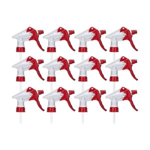 Heavy Duty Trigger Sprayer Replacement Nozzles 12 Pack for Cleaning Chemical Resistant