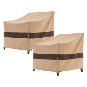 Heavy Duty Waterproof Patio Chair Cover 43W x 42D x 42H Polyester Fabric