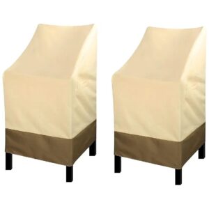 Heavy Duty Waterproof Patio Chair Covers for High Back and Deep Seat Outdoor