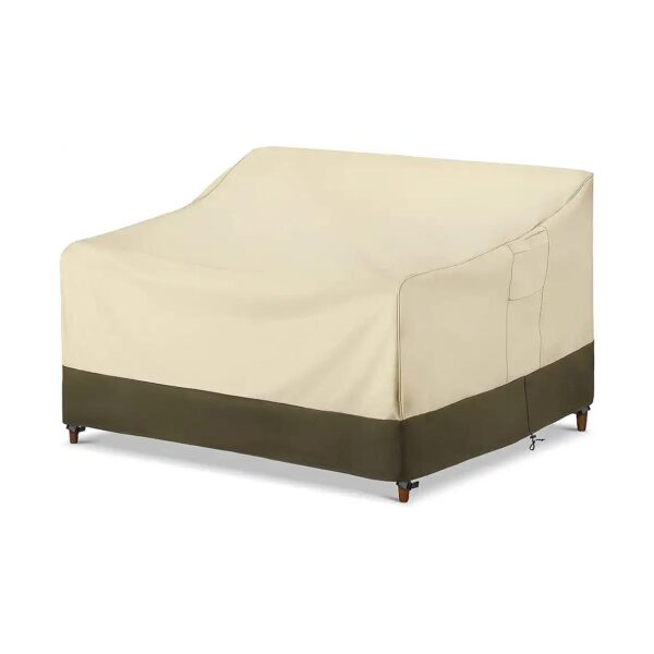 Heavy Duty Waterproof Patio Sofa Cover, 78W x 42D x 32H inch, with Air Vents and Handles