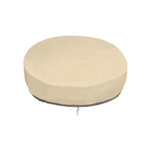 Heavy Duty Waterproof Round Canopy Daybed Cover with Taped Seam for Patio Furniture Set