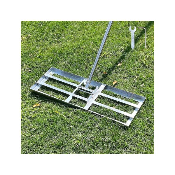 Heavy Duty and Durable Yard Leveling Rake for Garden, Backyard, Golf, and Lawn