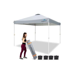 Heavy-Duty 10x10 Pop Up Canopy Tent with Adjustable Legs for Parties and Gatherings