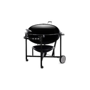 Heavy-Duty Charcoal Kettle Grill with Built-In Thermometer and Grill Tools