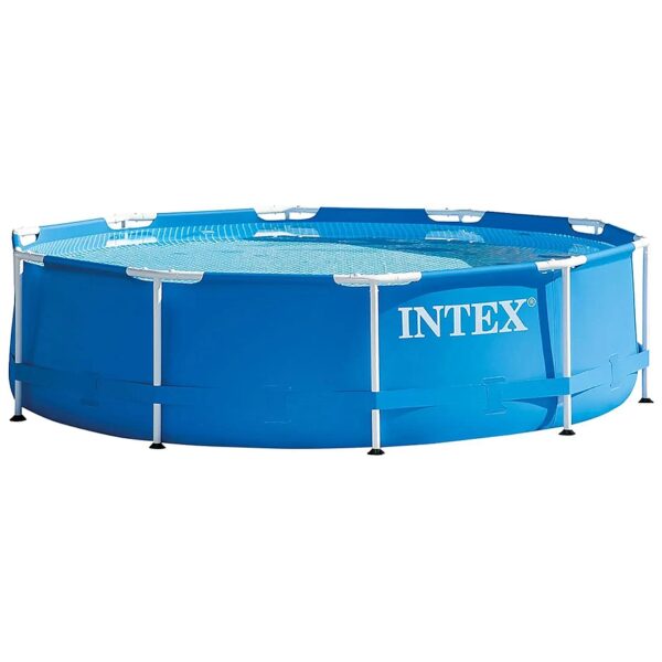 Heavy-Duty Metal Frame Above Ground Pool for 4 Person with Easy Water Insertion