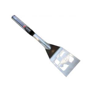 Heavy-Duty Stainless Steel Grill Spatula with Bright LED Light and Waterproof Design