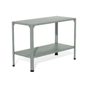 Heavy-Duty Steel Workbench with Galvanized Steel Frame