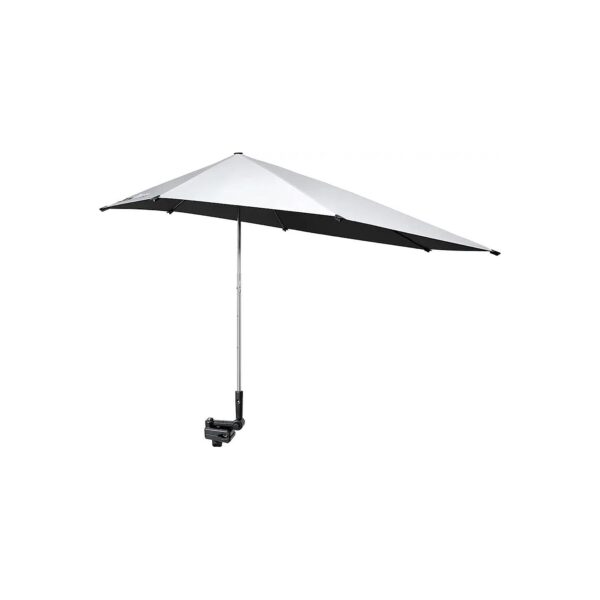 Height Adjustable Outdoor Shade Umbrella with Universal Clamp for Beach Chairs and More