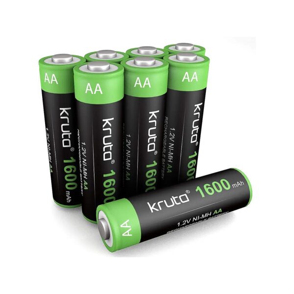 High Capacity Solar AA Batteries for Outdoor Lights Lighting Long Nights