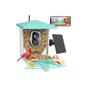 High Definition Bird Feeder Camera with Motion Detection and Digital Zoom