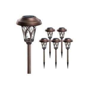 High Lumen Waterproof Metal Solar Garden Lights for Pathway Lighting