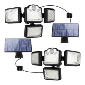 High Powered LED Flood Light Solar Motion Sensor Outdoor Security Lighting