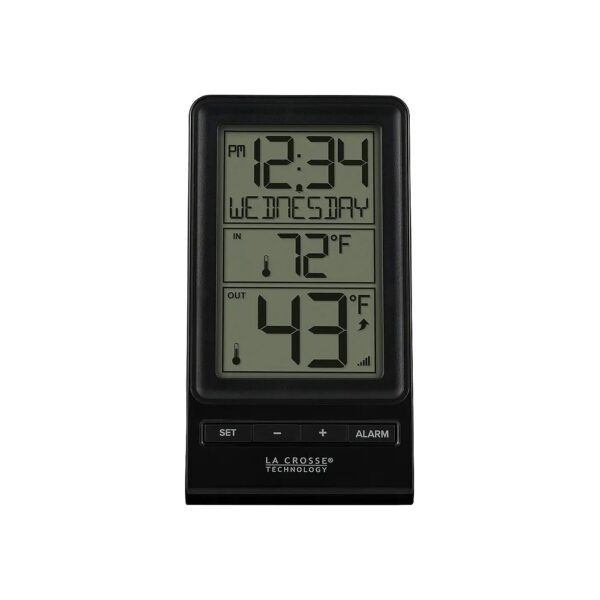 High Precision Digital Thermometer with 24 Hour Time and Calendar Display