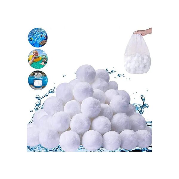 High Quality Reusable Pool Filter Balls Polyester Fiber Filter Media Replace Sand Filter