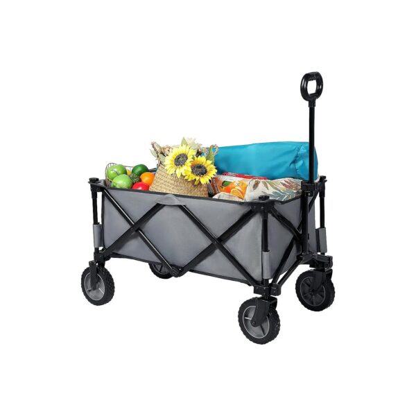 High Quality Steel Frame Folding Wagon for Camping, Garden, and Outdoor Activities