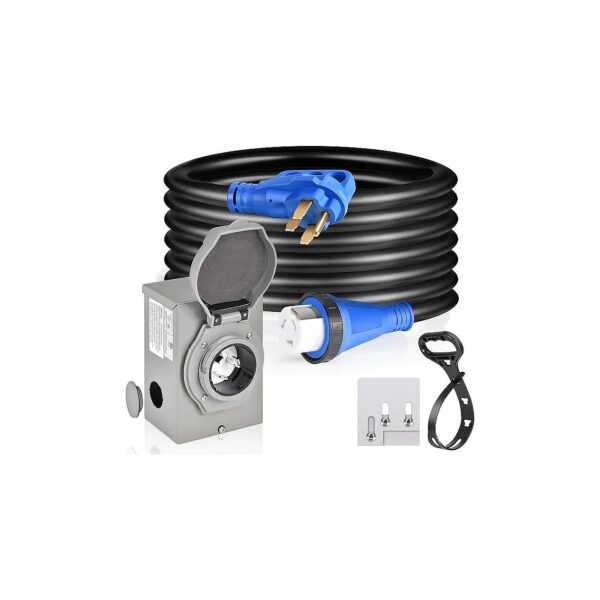 High-Amperage Generator Extension Cord with ETL Listed for Reliable Power Delivery