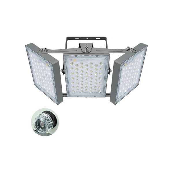 High-Brightness 13500LM LED Flood Light with Photocell for Outdoor Use