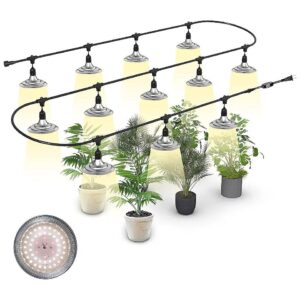 High-CRI LED Grow Light String with Full Spectrum Light for Plant Growth and Development